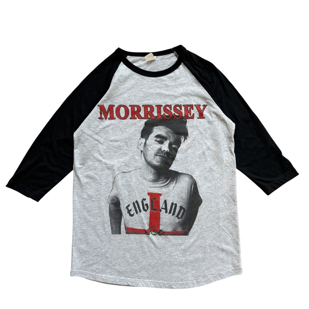 Morrissey Billy Idol 2017 Hollywood Bowl Concert Shirt Raglan Baseball Tee Small